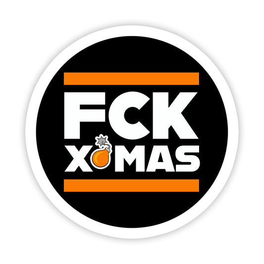 Einzelsticker „FUCK X-MAS“