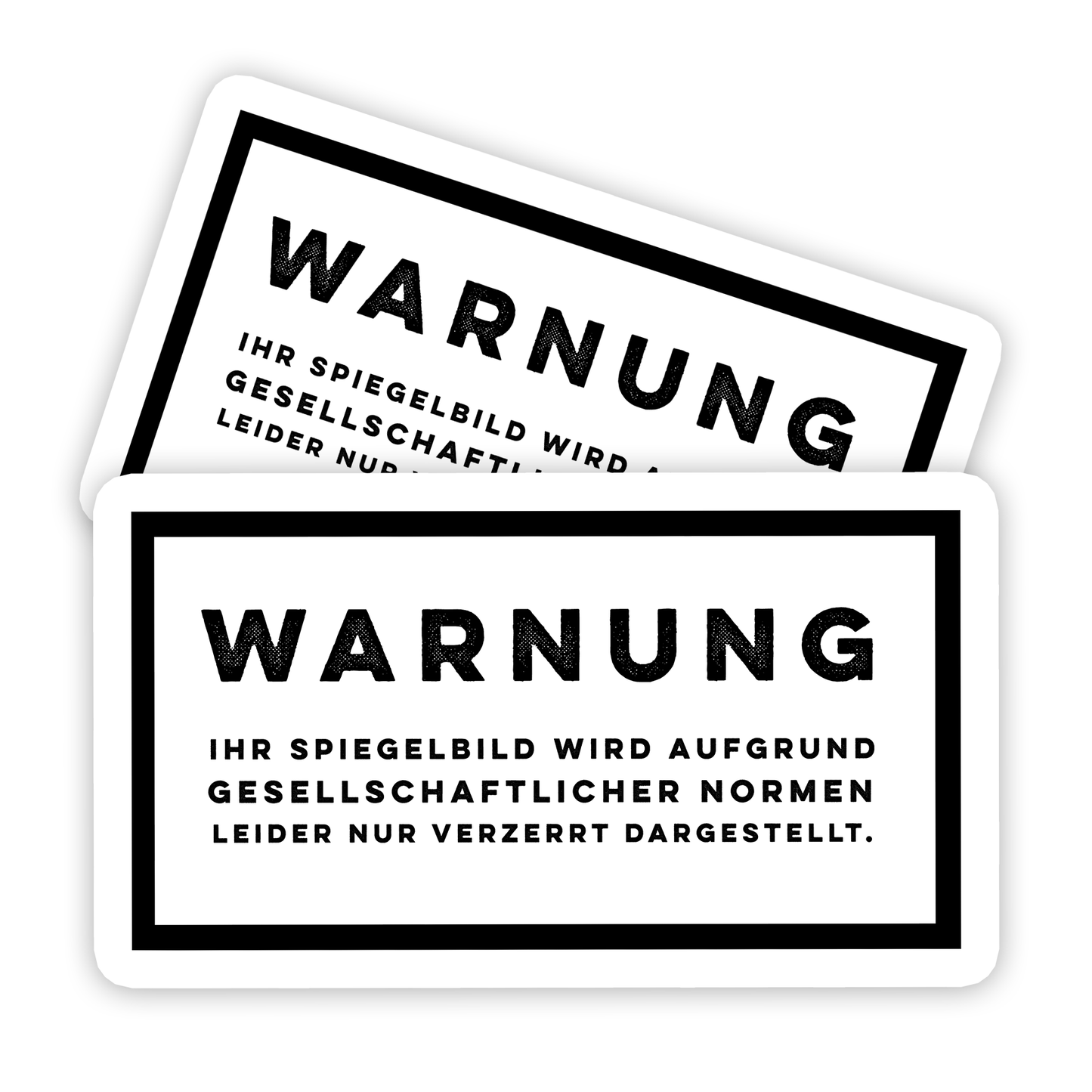 Einzelsticker „Spiegelbild“